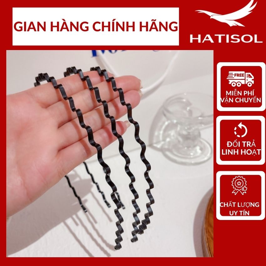 Bờm tóc xoắn HATISOL T03, bờm tóc đơn giản dễ phối đồ