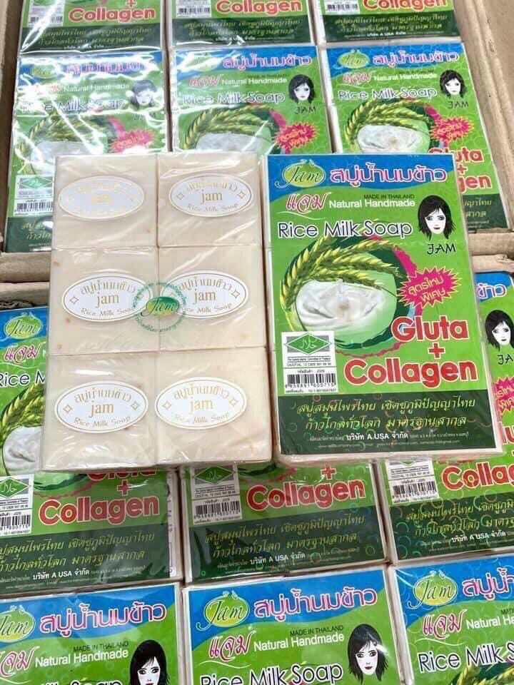 Lốc 12 bánh xà phòng cám gạo