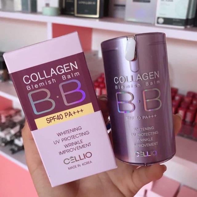 [HCM]KEM NỀN BB CREAM COLLAGEN CELLIO( hàng chuẩn auth)