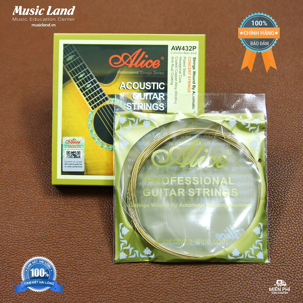 Dây Đàn Guitar Alice AW432 - Chính Hãng