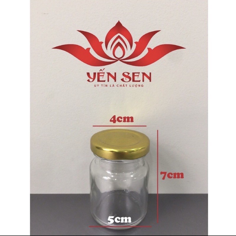 Combo 50 hủ thủy tinh chưng yến 70ml