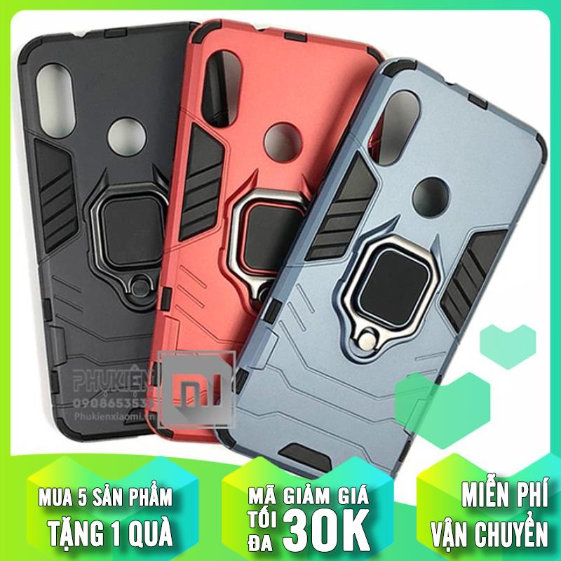 [3 màu] Ốp lưng cho Xiaomi Mi A2 Lite / Redmi 6 Pro iRON - MAN IRING Nhựa PC cứng viền dẻo chống sốc