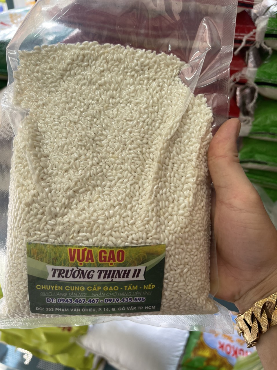 Nếp Bắc cái hoa vàng