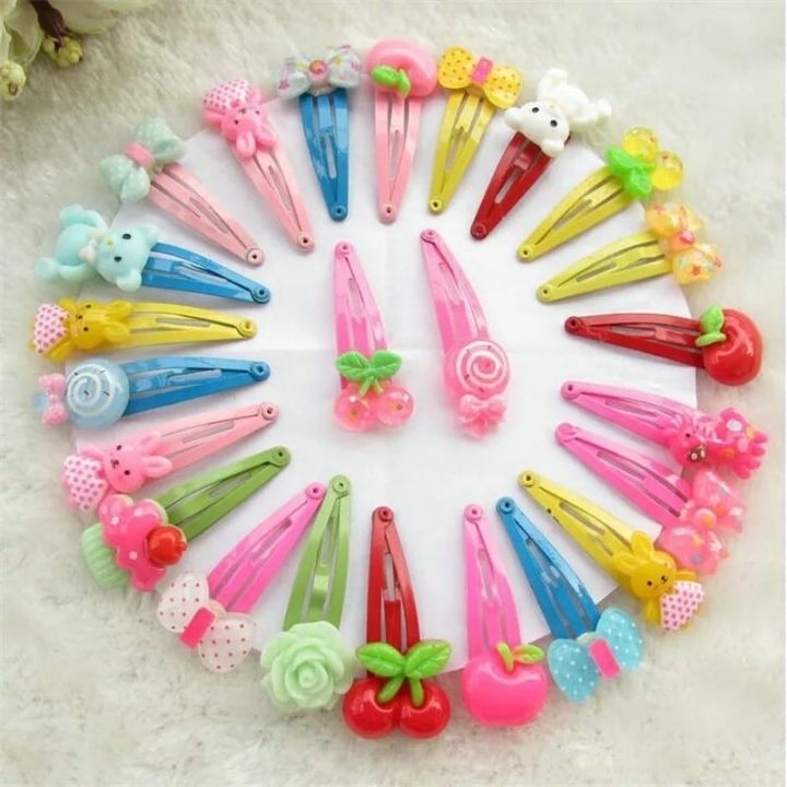 Combo 10 kẹp tóc dễ thương cute cho bé gái