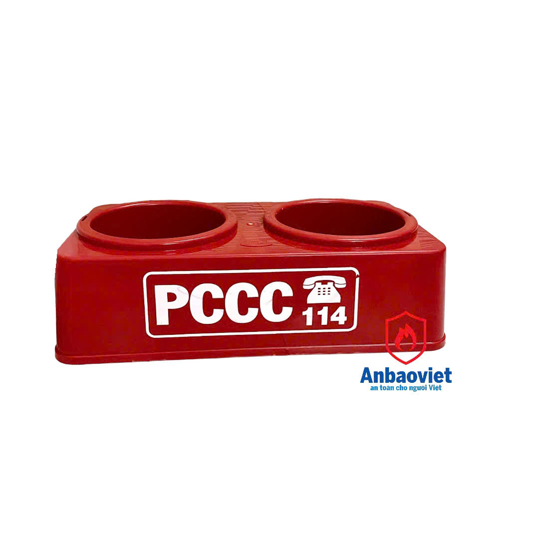 Kệ đôi đựng 02 bình chữa cháy, Kệ PCCC