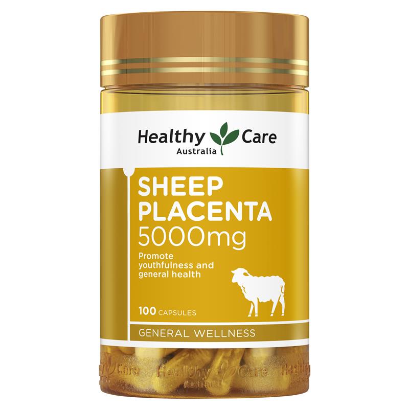 [HCM]Viên uống nhau thai cừu Healthy care Sheep Placenta 100 viên