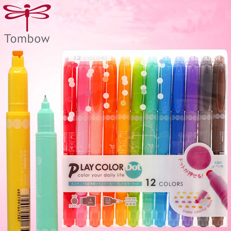 [HCM]BÚT MARKER TRANG TRÍ 2 ĐẦU TOMBOW PLAY COLOR DOT
