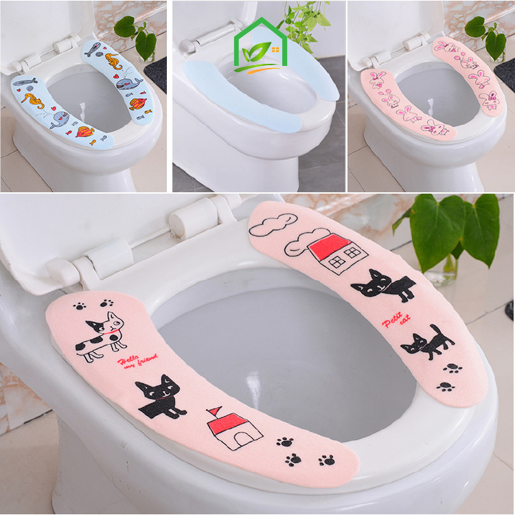 Bộ lót bồn cầusạch sẽ chống lạnh cho mùa đông