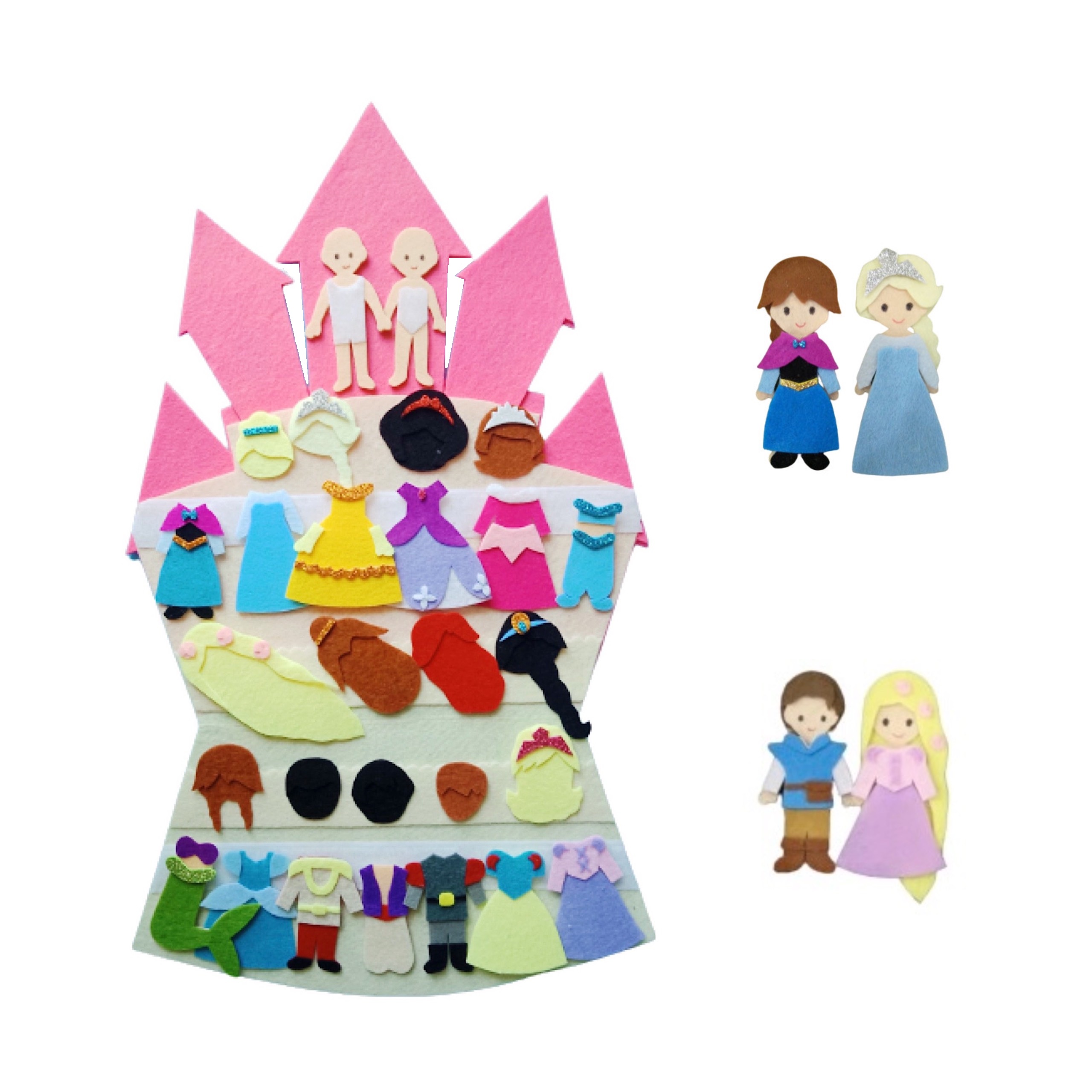 Lâu đài Công chúa + Set Hoàng tử Disney (Ảnh thật 100%)