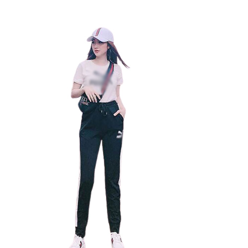 Bộ Jumpsuit Nữ In Chữ PM Thời Trang Kiểu Mới S09