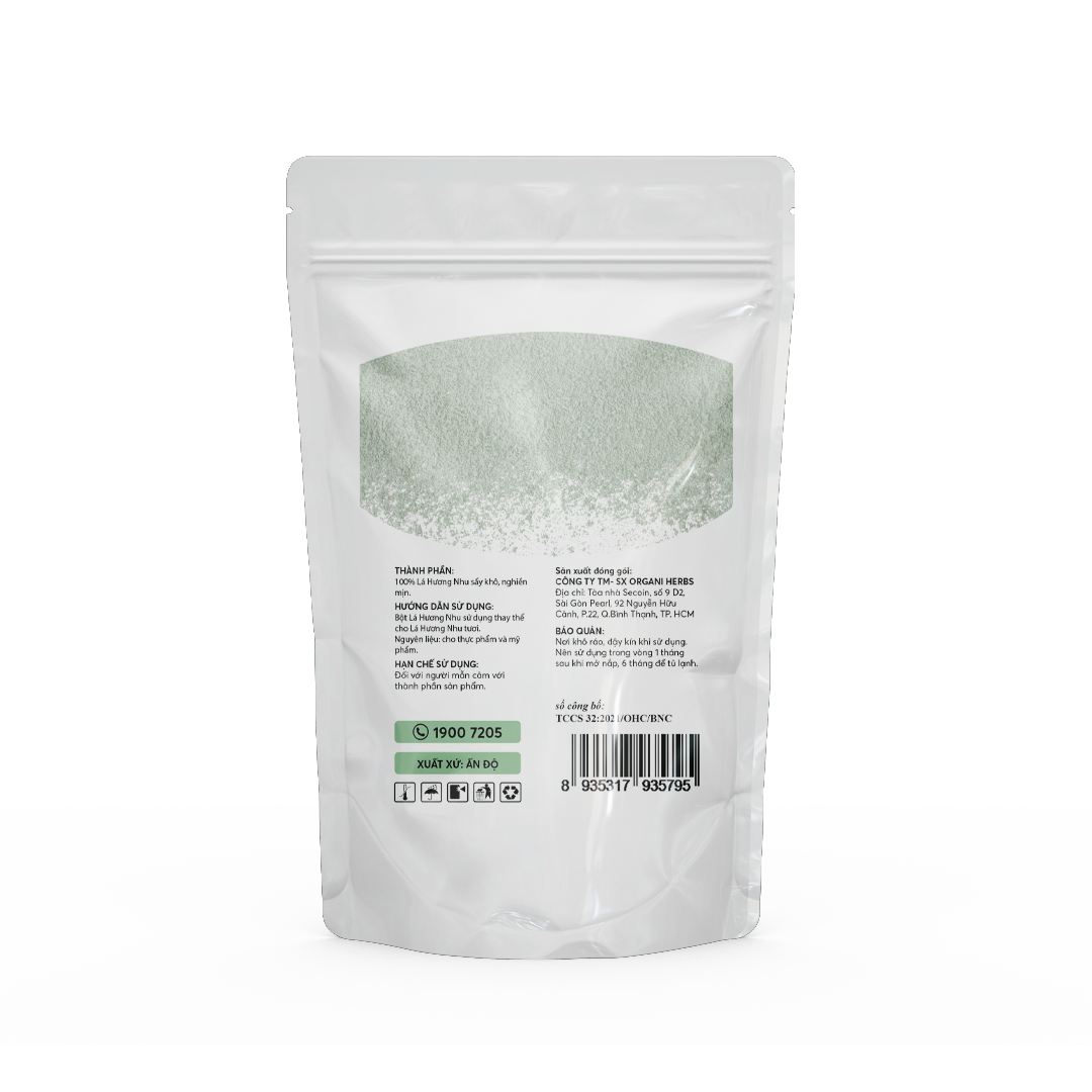 Bột Lá Neem Nguyên Chất 100% - Organic Herbs