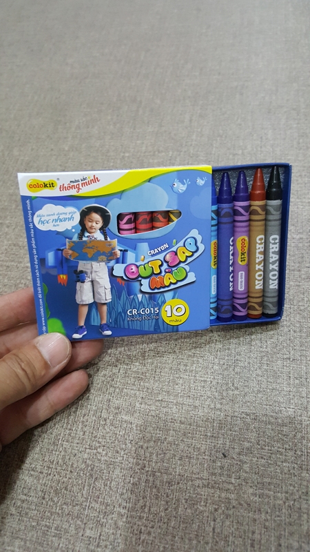 Bút Sáp Màu Colokit CR-C015 - 10 Màu