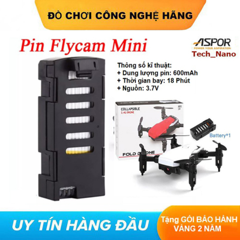 [Bảo Hành Pin 12 Tháng] Pin flycam mini drone hdrc d2 - pin flycam mini drone g1