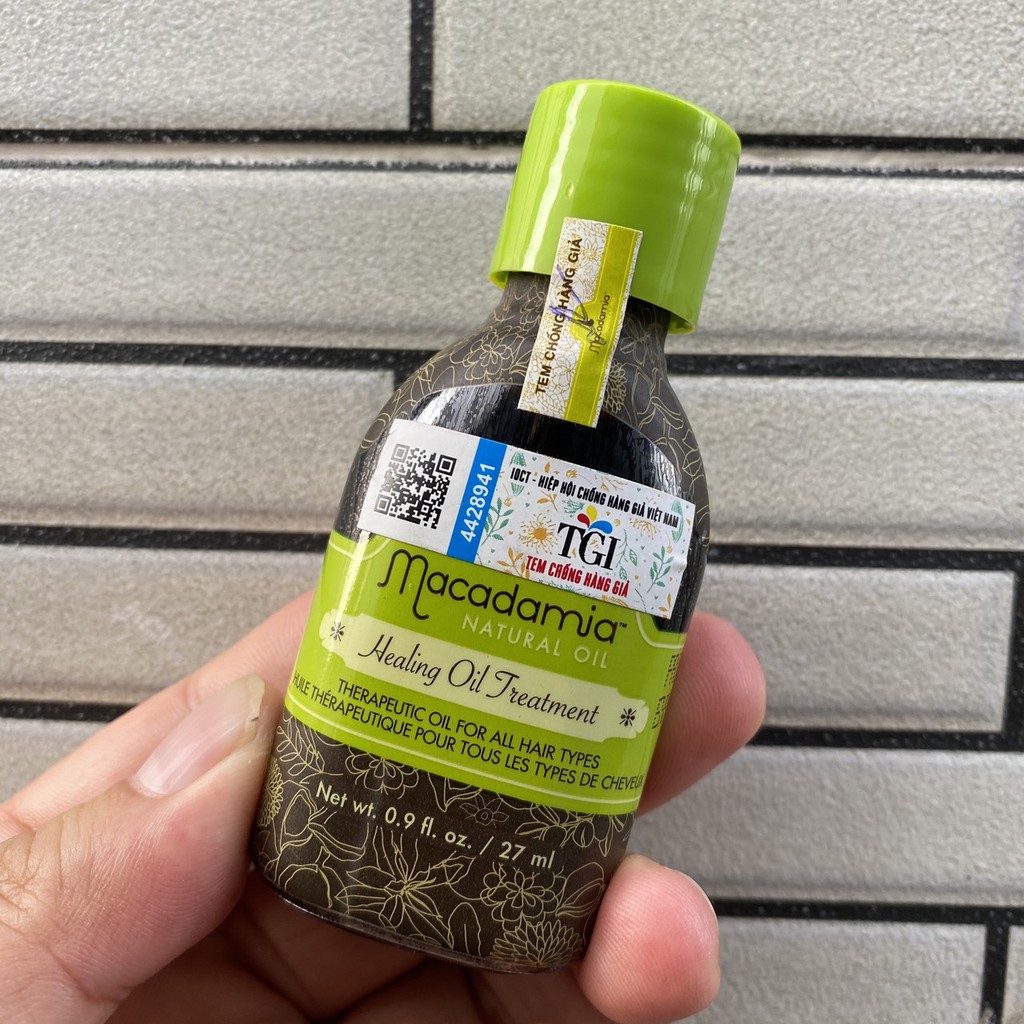 [HCM]Tinh Dầu Macadamia Cao Cấp Phục Hồi Tóc Hư Tổn 27Ml