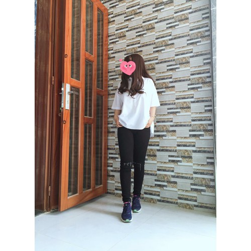 Áo sơ mi oversize tay ngắn