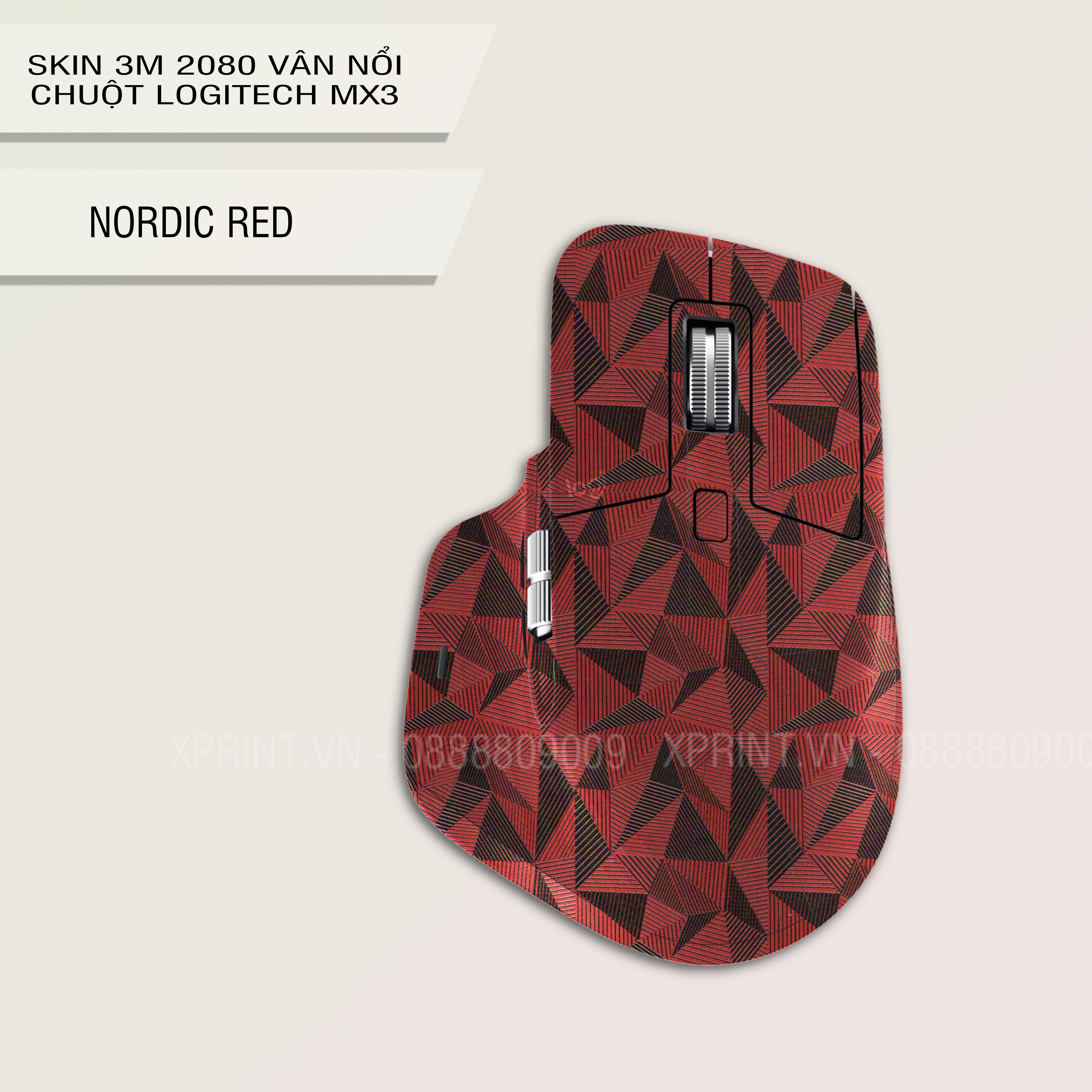Miếng dán, skin 3M vân nổi 2080 chuột logitech MX Master 3/3s, MX Master 2/2s