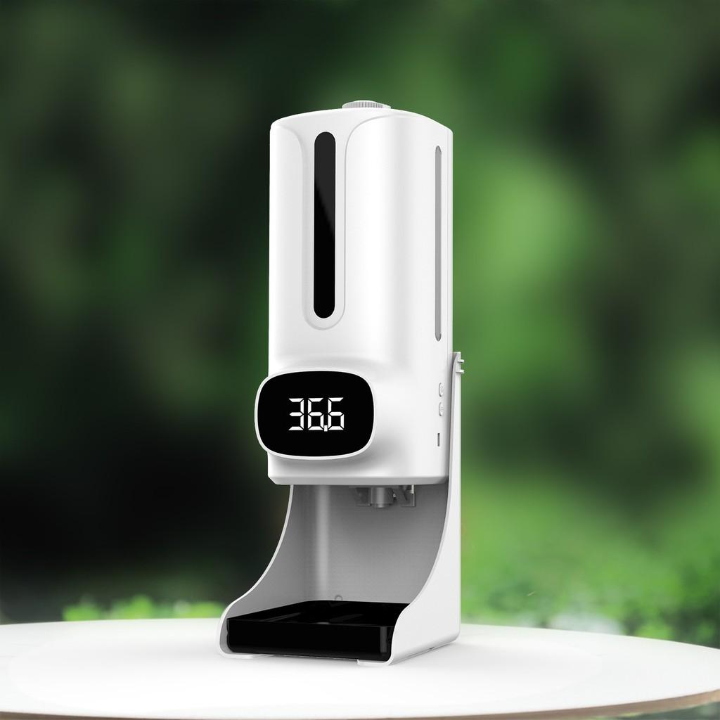 Máy Đo Thân Nhiệt K9 Pro Plus 2 Trong 1 Kiêm Xịt Sát Khuẩn Tay Tự Động Bảo Vệ Sức Khoẻ