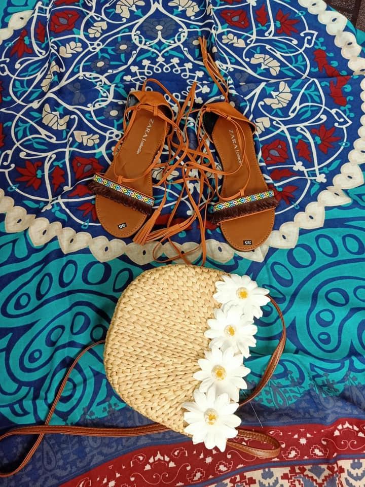 GIÀY SANDAL CỘT DÂY THỔ CẨM