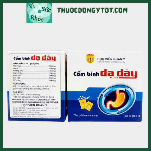 CỐM BÌNH DẠ DÀY HVQY- Hiệu quả với bệnh dạ dày