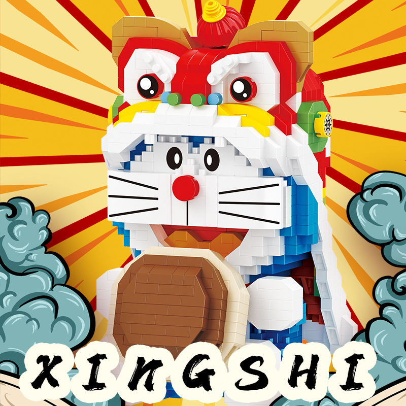 [HÀNG VỀ] Bộ đồ chơi lắp ghép lego Doraemon - Mô hình 3D Nanoblock