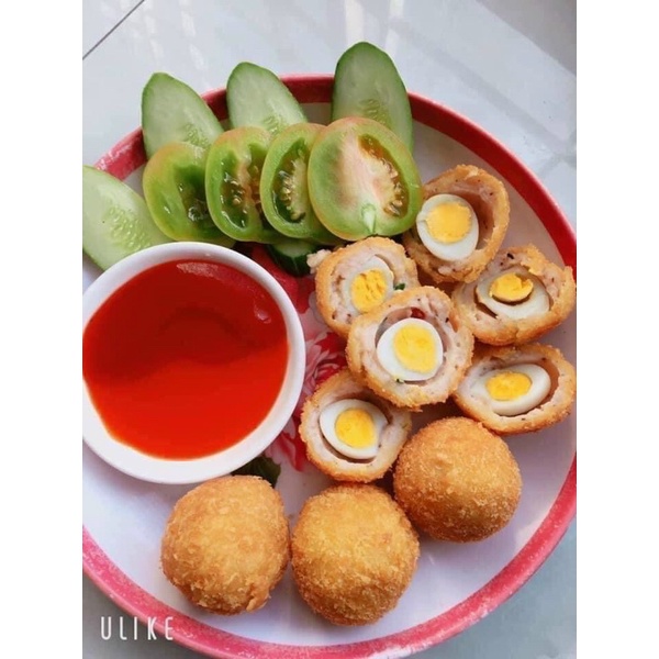 12 Pieces of Quail Egg Pancakes (Delivery to Ho Chi Minh City)