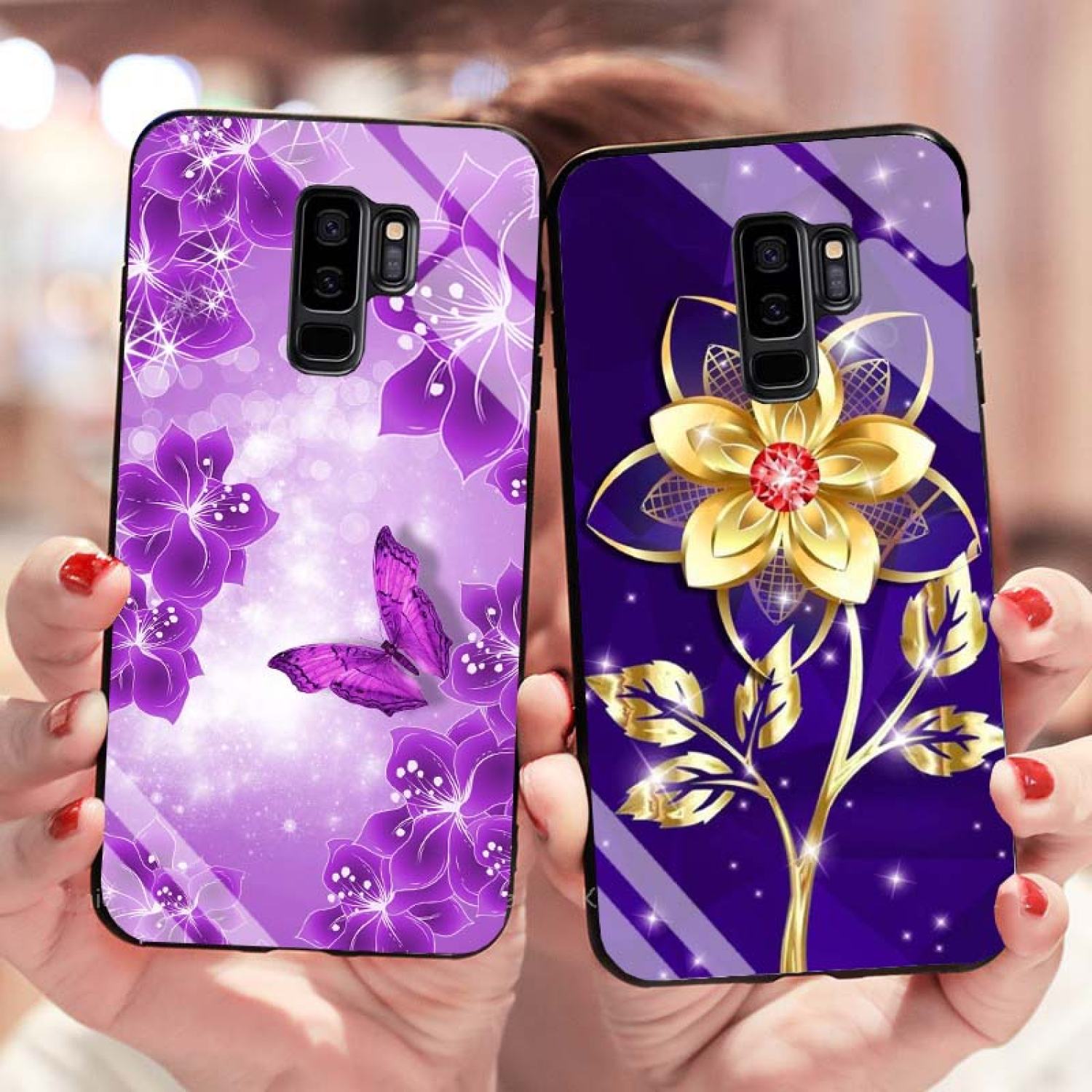 Ốp Samsung Galaxy S9, S9 PLus Lưng Kính Cường Lực Mới ƞhất
