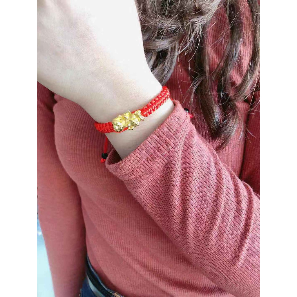 Vòng tay thắt bím chỉ đỏ tì hưu