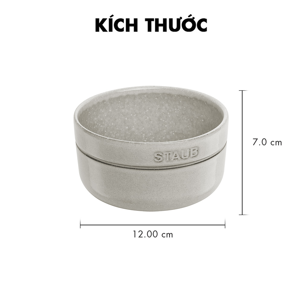 [ZWILLING] Chén sứ STAUB 12cm, màu white truffle