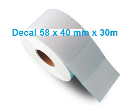 5 cuộn tem cân điện tử 58x40mm