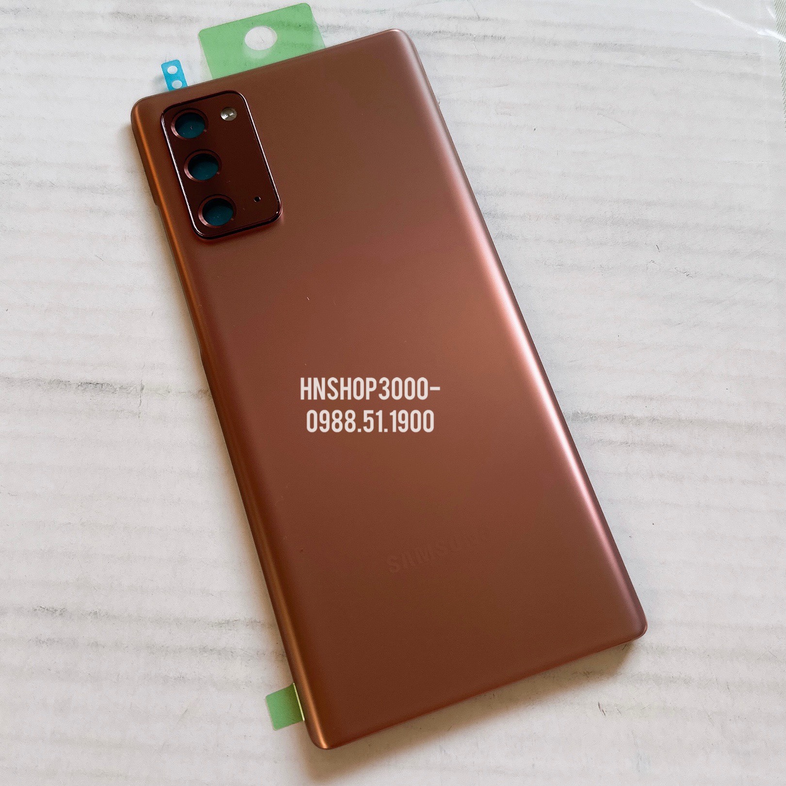 Nắp Lưng Samsung Note 20 Zin (có kính camera) - Vỏ lưng điện thoại Note20