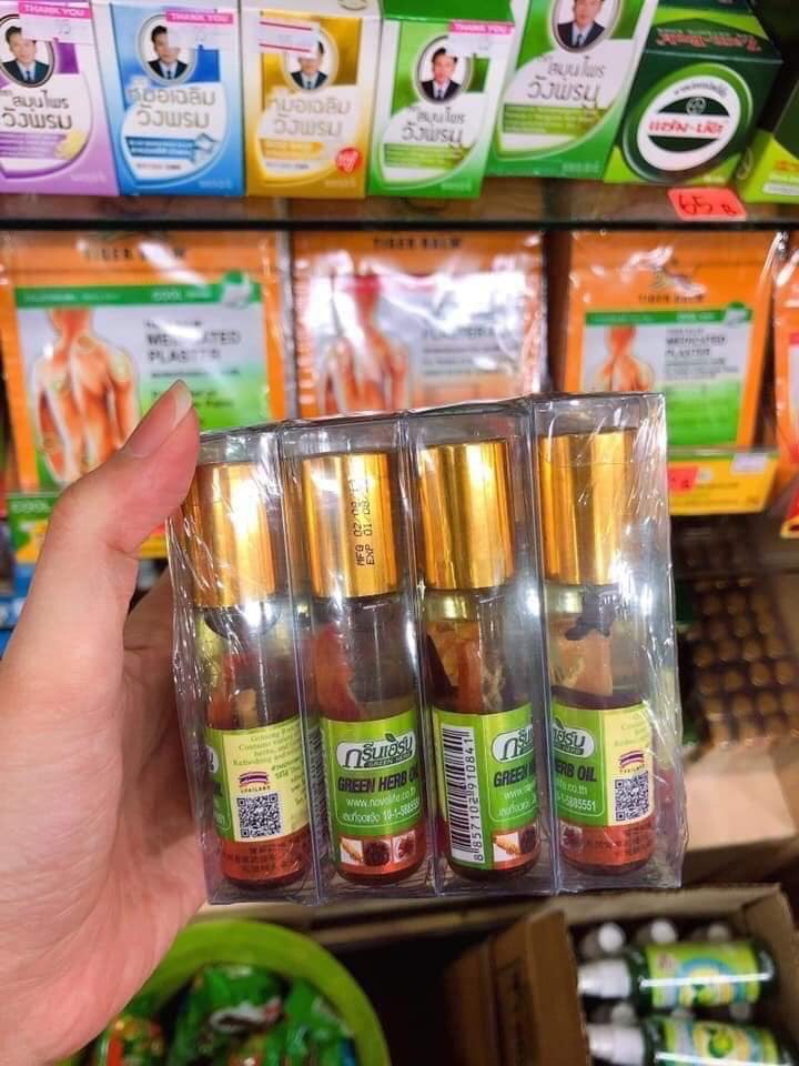 [HCM]( Combo 12 chai ) Dầu lăn nhân sâm Thái lan