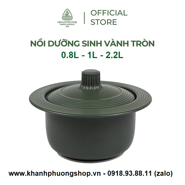 [HCM]nồi sứ minh long 1L vành tròn - nồi đất minh long