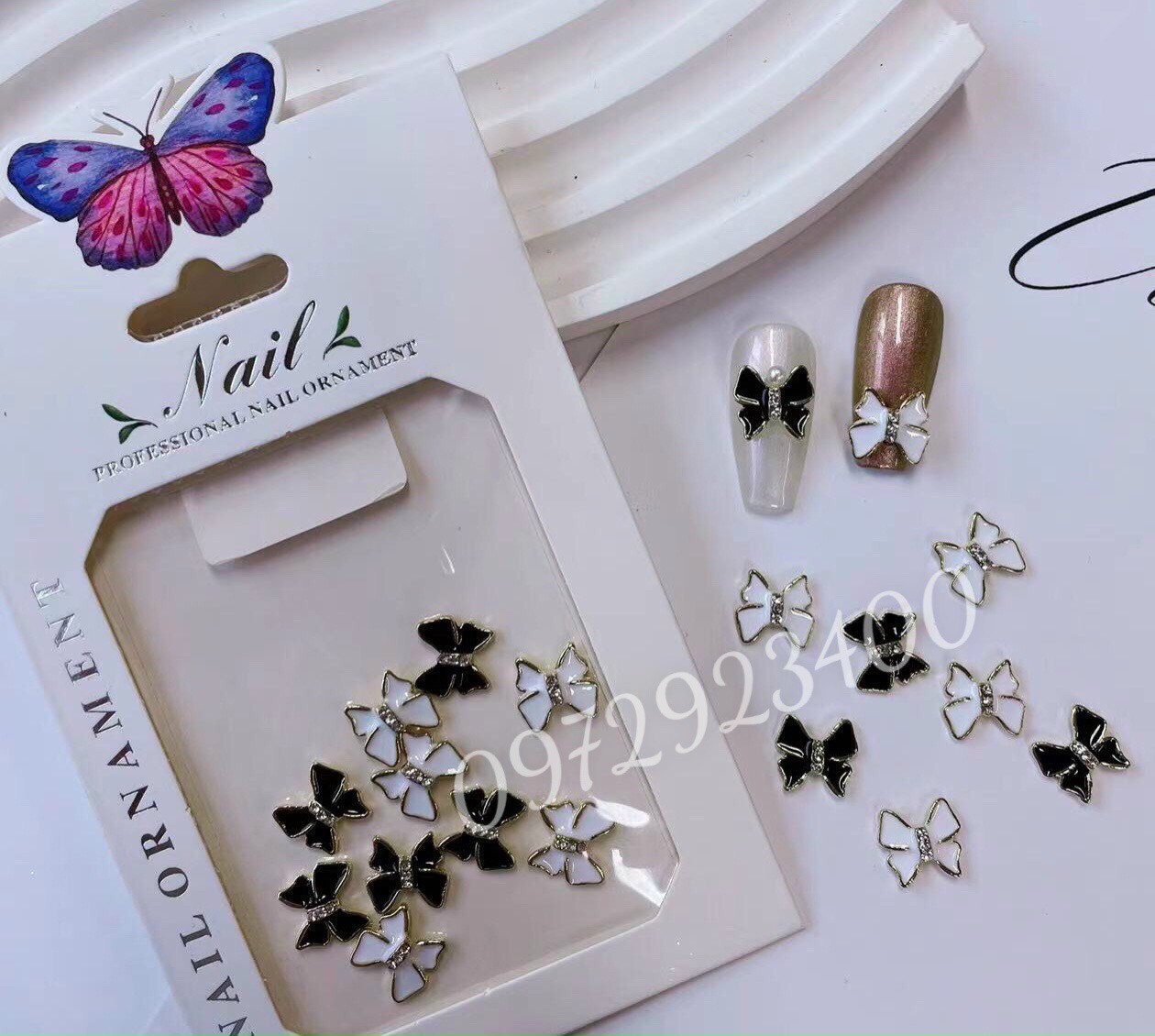 Charm Đính Móng ,Charm Kim Loại Đủ Mẫu Cao Cấp - Mini Nails