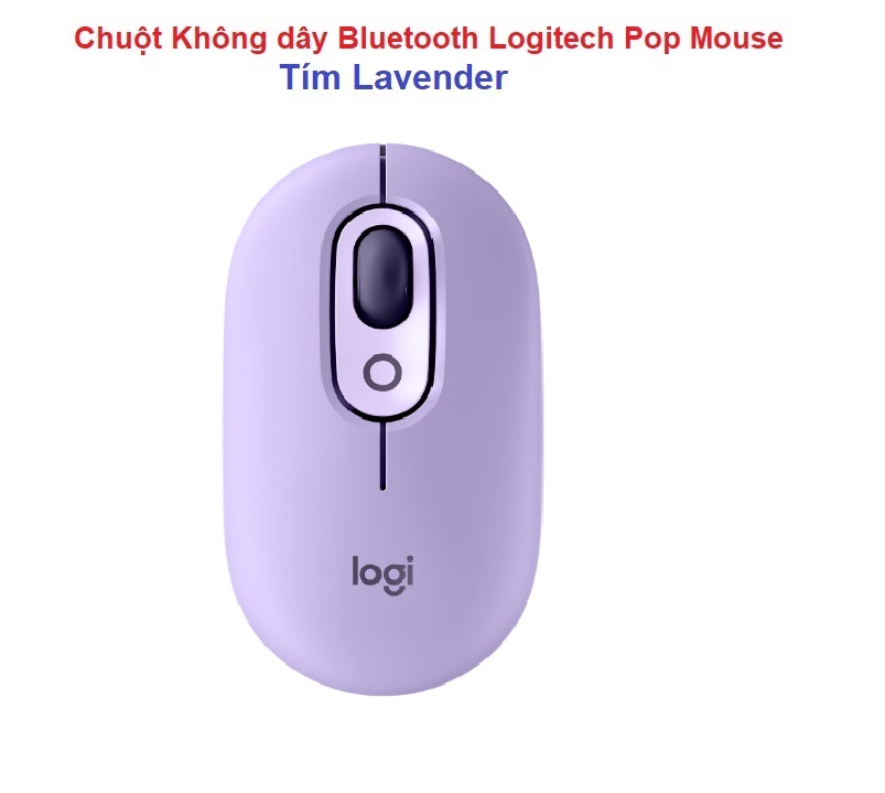 Chuột Không dây Bluetooth Logitech Pop Mouse Chính Hãng