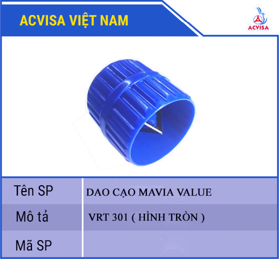 Dao cạo mavia đường ống Value Model: VRT301