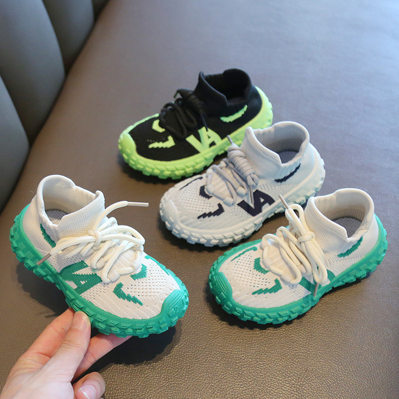Giày Thể Thao Đế Mềm Phối Lưới Thoáng Khí Thời Trang Cho Bé shoes slipon for kids