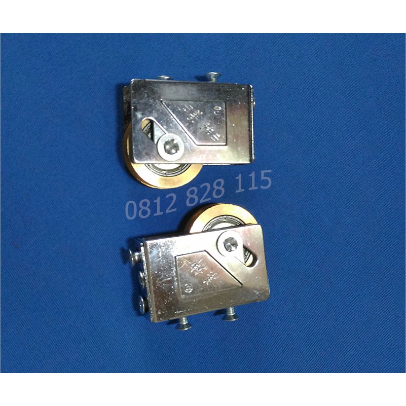 Bộ 4 bánh xe phíp đồng cửa lùa phi 70