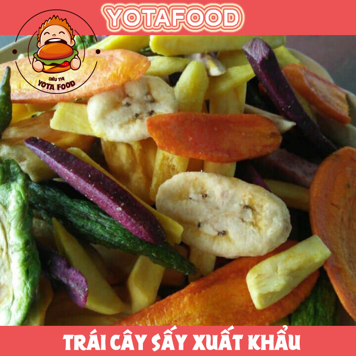 1 Kí Trái Cây Sấy ( Thập Cẩm Sấy hàng xuất khẩu )  Đủ vị  Yotafood