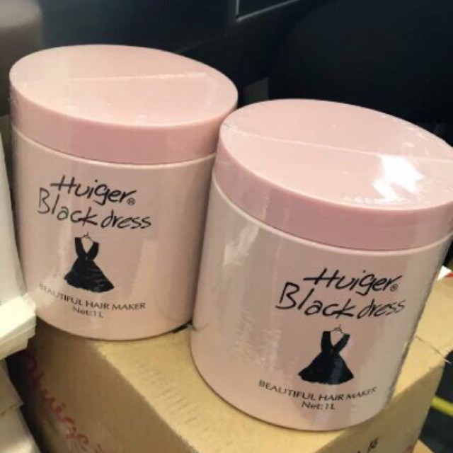 Hấp Siêu Mềm Mượt Huiger Black Dress 1000ml