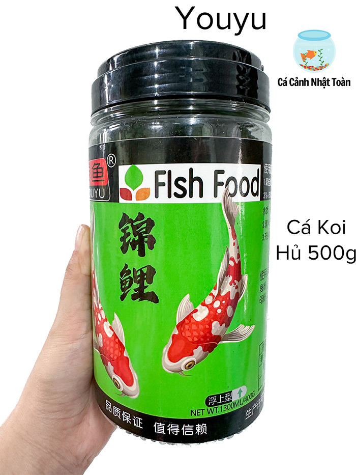"Hoàn tiền đến 10%" THỨC ĂN CHO CÁ CHÉP KOI FISH FOOD YOUYU 400g
