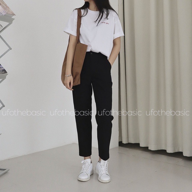[Nhập LAZLOOK99 GIẢM 100K/500K] Quần baggy nữ – Basic Baggy – ufo.thebasic