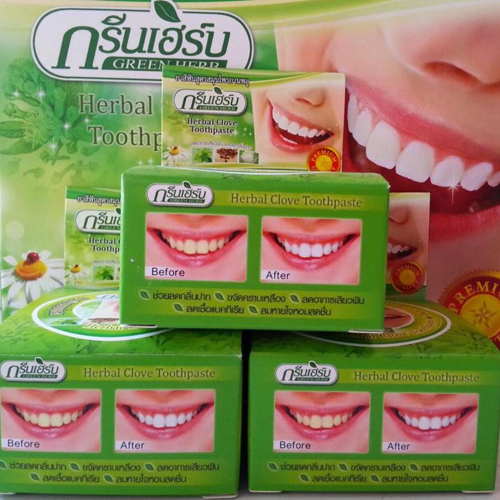 KEM LÀM TRẮNG RĂNG HERBAL CLOVE TOOTHPASTE