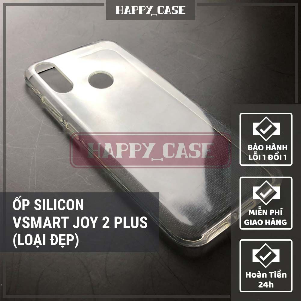 Ốp Điện Thoại Vsmart Joy 2 Plus Thin Transparent Silicon