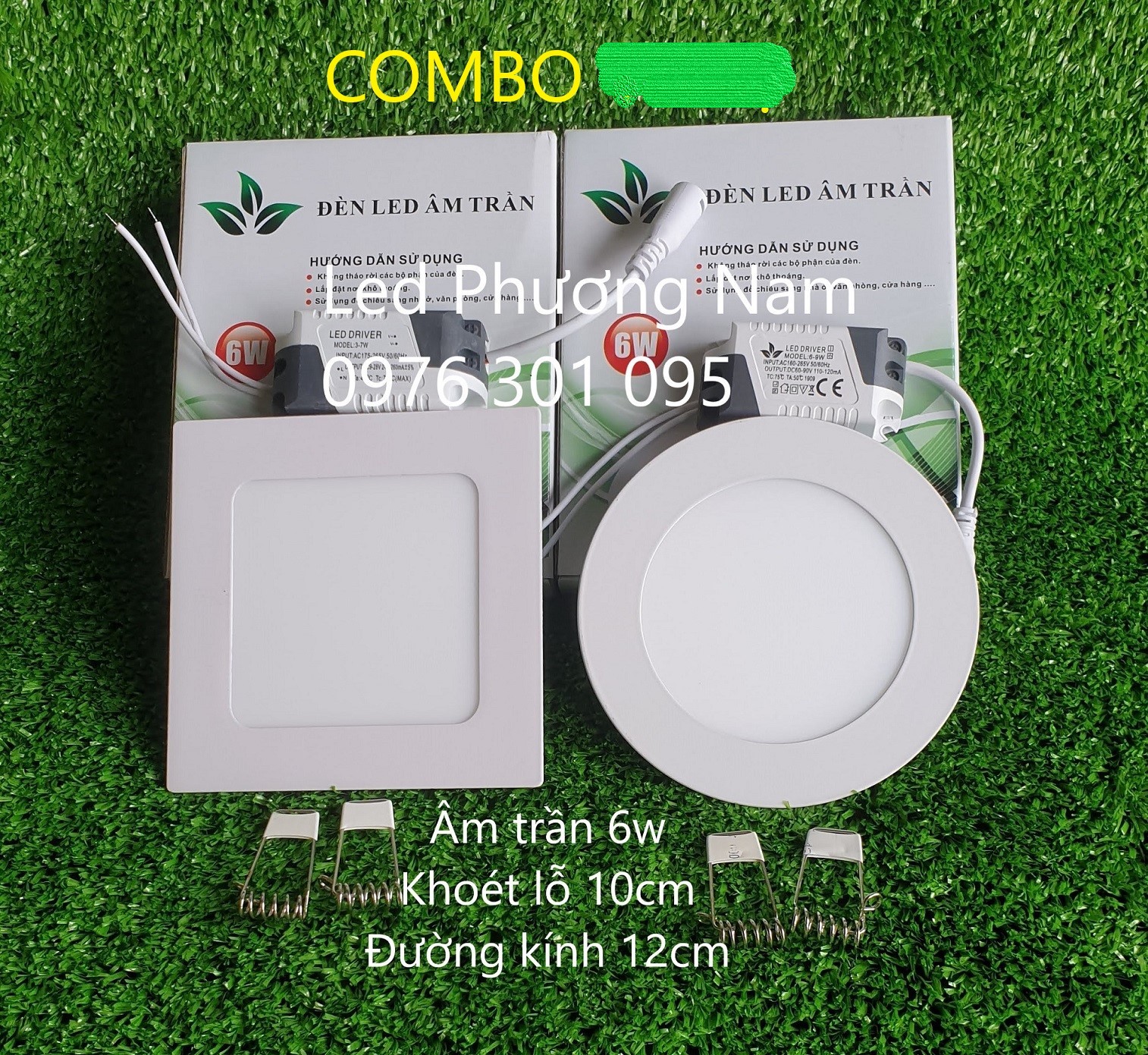 Đèn Led Panel Âm Trần 3W - > 24W
