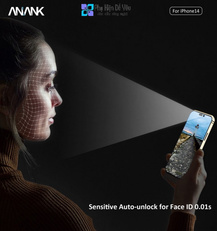 Dán cường lực ANANK 2.5D cho lPhone 14/ 14 Plus/ 14 Pro/ 14 Pro Max [Phân phối chính hãng]