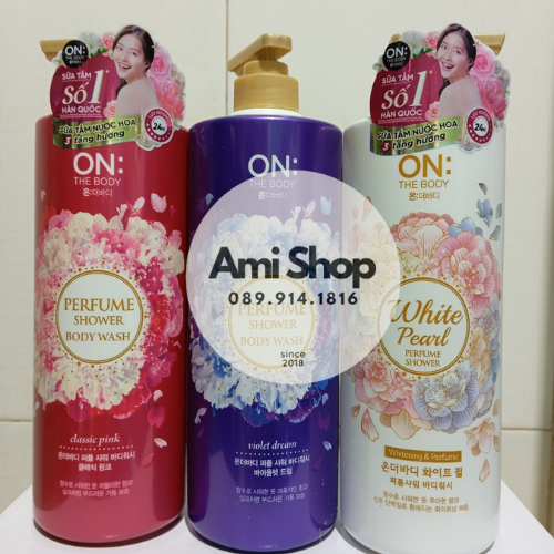 Sữa tắm On the body Perfume 1000ml