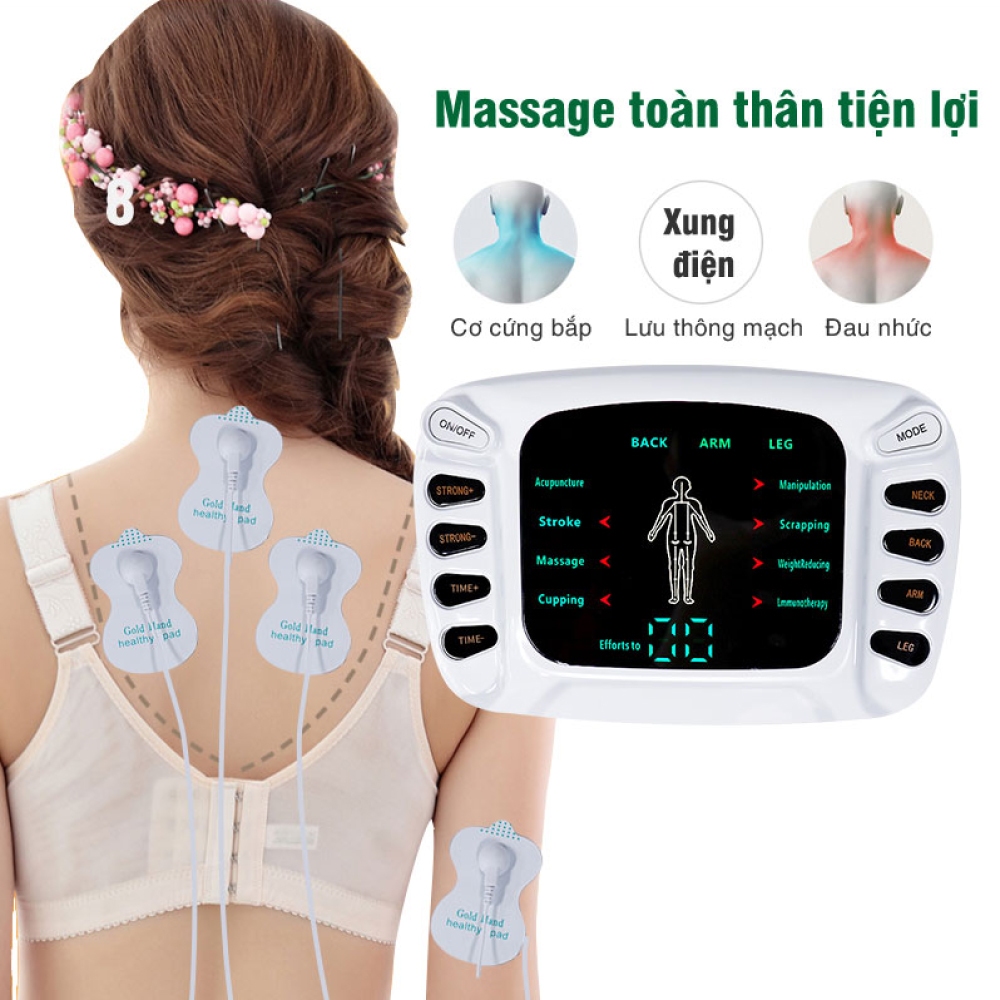 Máy massage xung điện châm cứu 8 miếng dán Beame YTK-309B