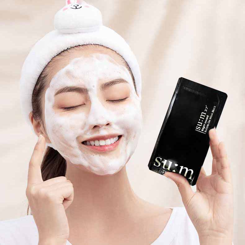 Mặt Nạ Sủi Bọt Thải Độc Trắng Da Su:m 37