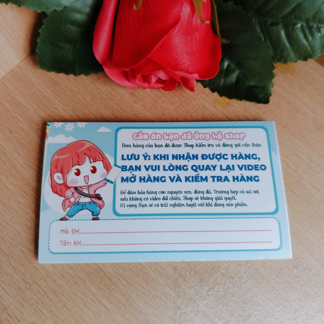 combo 100 Tem dán cảm ơn shipper, NHÃN CÁM ƠN SHIPPER-MẪU 8