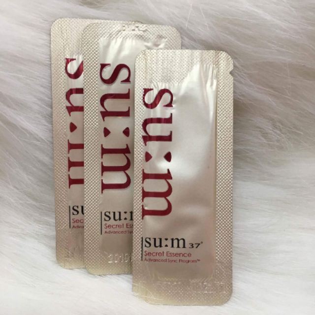 [HCM]Set 10 gói Sample Nước thần Sum 37 Secret Essence Advanced